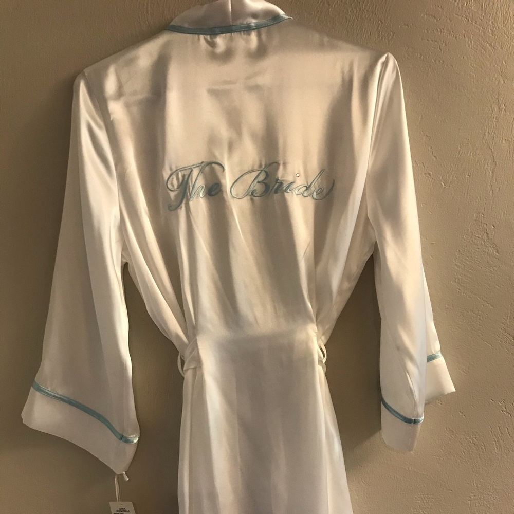 The bride silk Robe